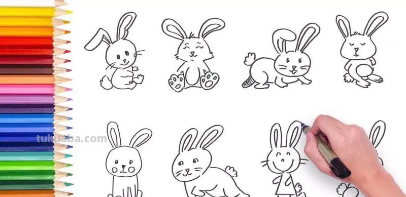 分享一组可爱实用的简笔画，画手帐和小插画都可以用的到，拿走