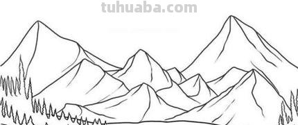 大山怎么画简笔画（大山怎么画简笔画图片）