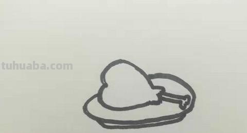 鸡腿怎么画简笔画(鸡腿怎么画简笔画图片) 鸡腿怎么画简笔画(鸡腿怎么画简笔画图片)
