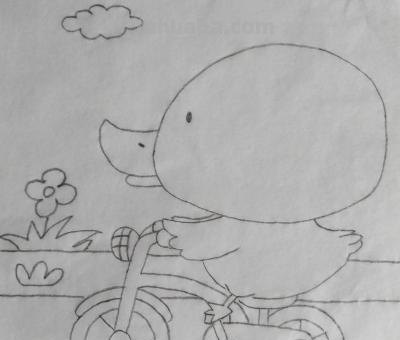 简笔画小鸭子怎么画（简笔画小鸭子怎么画视频）