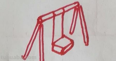 秋千怎么画简笔画（秋千怎么画简笔画图片）