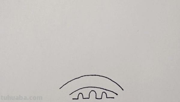 瀑布怎么画简笔画（紫藤萝瀑布怎么画简笔画）