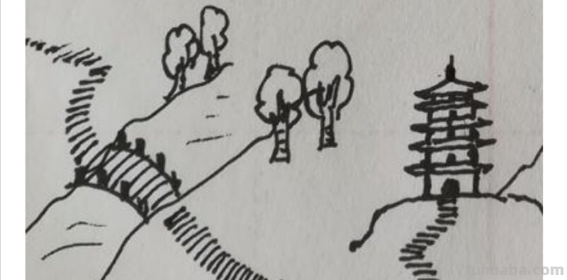 瀑布怎么画简笔画（紫藤萝瀑布怎么画简笔画）