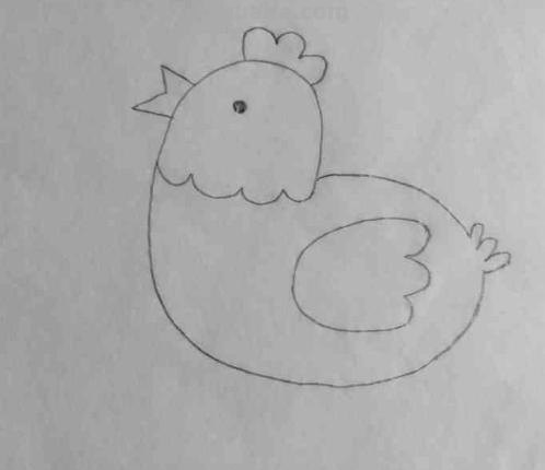 母鸡怎么画简笔画(母鸡怎么画简笔画简单又漂亮) 母鸡怎么画简笔画(母鸡怎么画简笔画简单又漂亮)