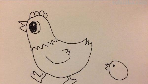 母鸡怎么画简笔画(母鸡怎么画简笔画简单又漂亮) 母鸡怎么画简笔画(母鸡怎么画简笔画简单又漂亮)