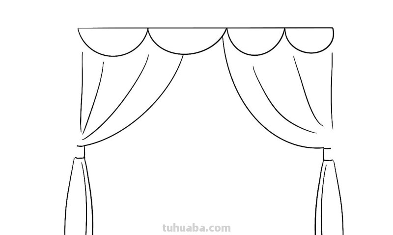 窗帘怎么画简笔画（窗帘怎么画简笔画简单又漂亮）