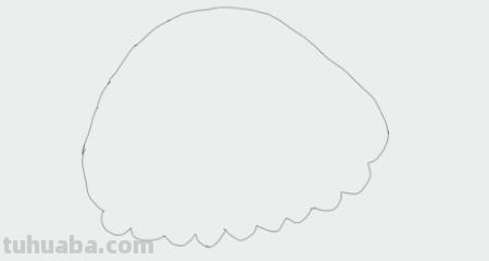 水母怎么画简笔画（海绵宝宝里面的水母怎么画简笔画）