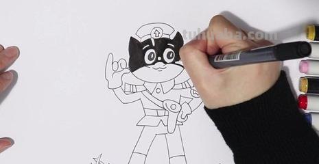 警察的简笔画怎么画(警察的简笔画怎么画 涂色) 警察的简笔画怎么画(警察的简笔画怎么画 涂色)