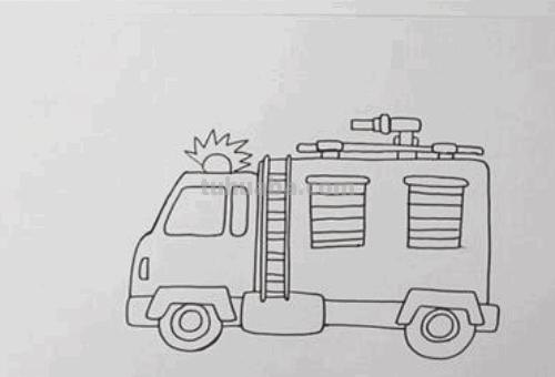 消防车怎么画简笔画(消防车怎么画简笔画图片) 消防车怎么画简笔画(消防车怎么画简笔画图片)