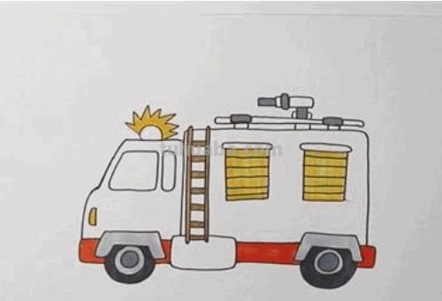 消防车怎么画简笔画(消防车怎么画简笔画图片) 消防车怎么画简笔画(消防车怎么画简笔画图片)
