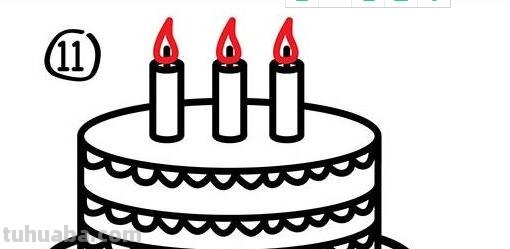 生日蛋糕怎么画简笔画(生日蛋糕怎么画简笔画 简单漂亮) 生日蛋糕怎么画简笔画(生日蛋糕怎么画简笔画 简单漂亮)