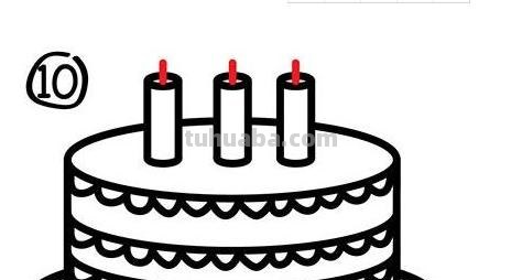 生日蛋糕怎么画简笔画(生日蛋糕怎么画简笔画 简单漂亮) 生日蛋糕怎么画简笔画(生日蛋糕怎么画简笔画 简单漂亮)
