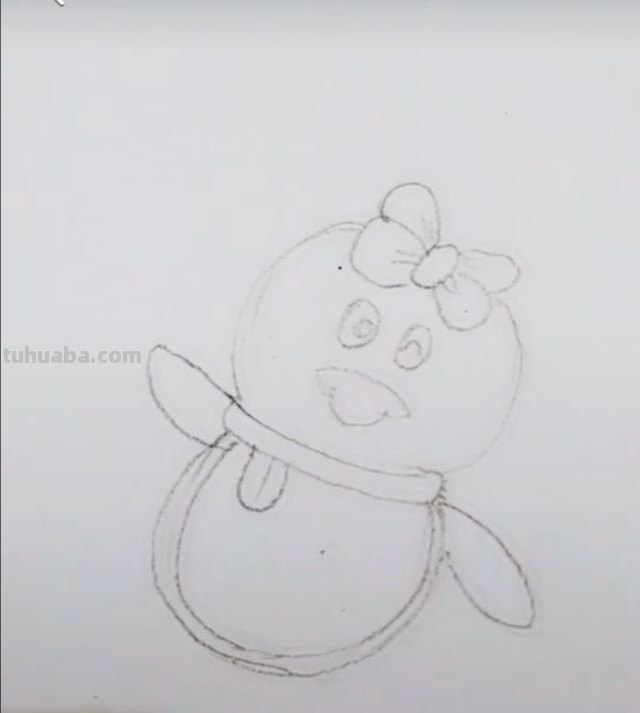 企鹅的简笔画怎么画（企鹅的简笔画怎么画最简单的）