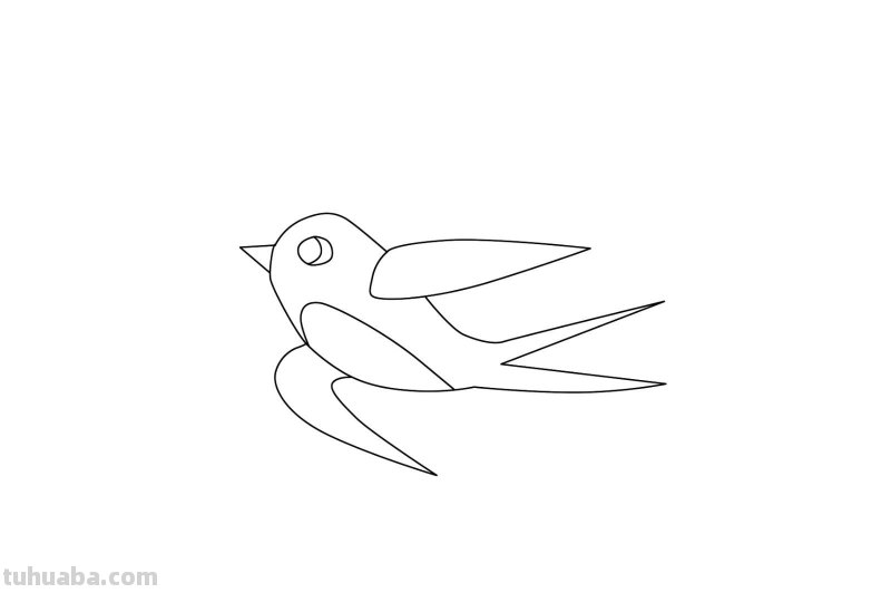 小燕子怎么画简笔画(小燕子怎么画简笔画 一步一步) 小燕子怎么画简笔画(小燕子怎么画简笔画 一步一步)