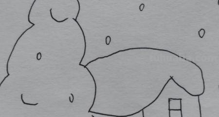 大雪怎么画彩铅（大雪怎么画彩铅画）