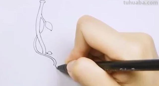 手抄报上的藤条怎么画（手抄报上的藤条怎么画好看）