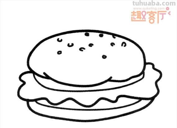 汉堡包怎么画简笔画(汉堡包怎么画简笔画图片) 汉堡包怎么画简笔画(汉堡包怎么画简笔画图片)