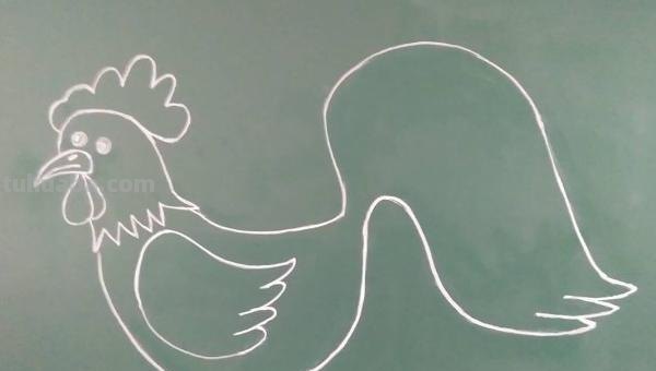 彩铅公鸡怎么画（彩铅公鸡怎么画简单）