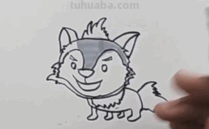 狼头怎么画简笔画(狼头怎么画简笔画 正面) 狼头怎么画简笔画(狼头怎么画简笔画 正面)