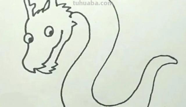 龙怎么画简单简笔画(龙怎么画简单简笔画 凶猛) 龙怎么画简单简笔画(龙怎么画简单简笔画 凶猛)