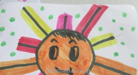 手抄报太阳怎么画（手抄报太阳怎么画好）