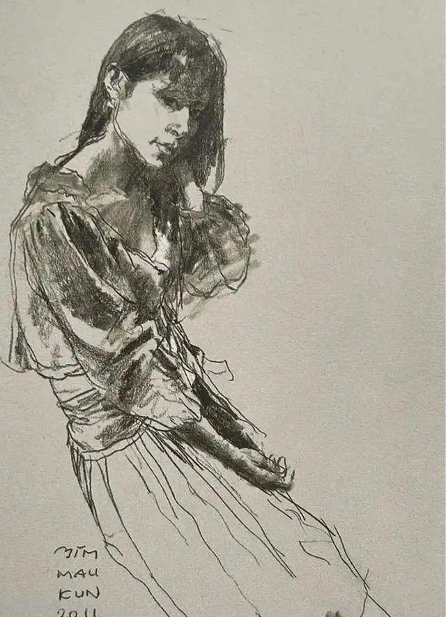 冉茂芹 - 速写经典作品精选