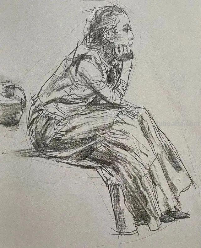 冉茂芹 - 速写经典作品精选