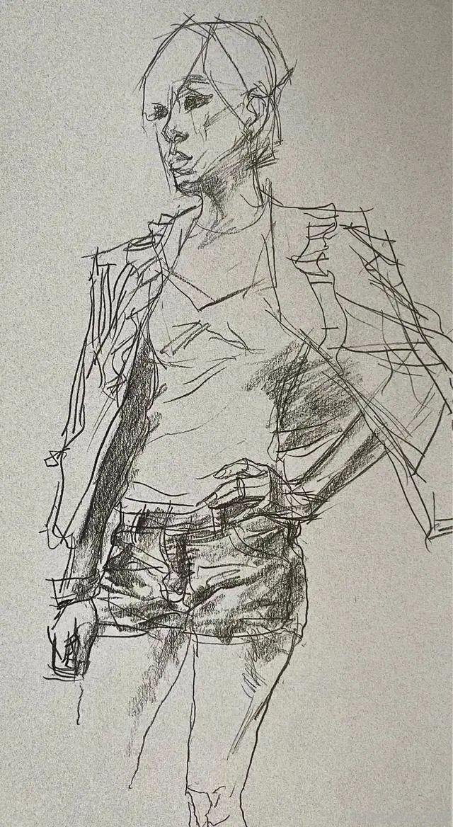 冉茂芹 - 速写经典作品精选