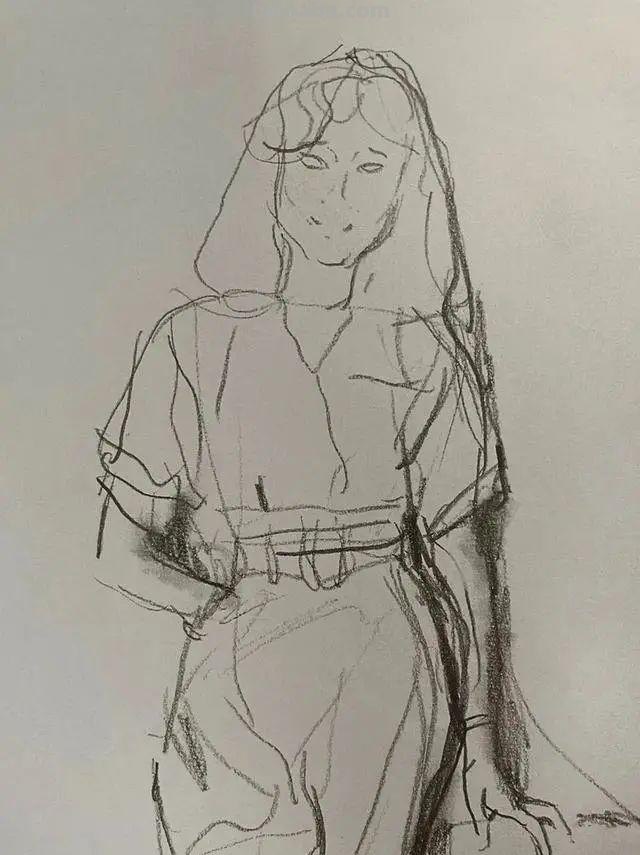 冉茂芹 - 速写经典作品精选