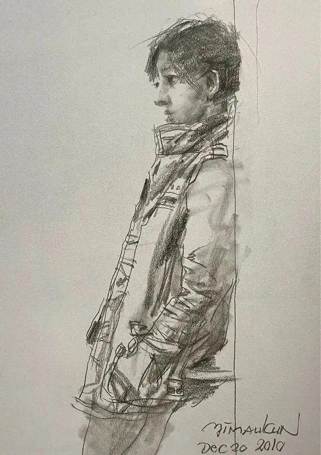 冉茂芹 - 速写经典作品精选