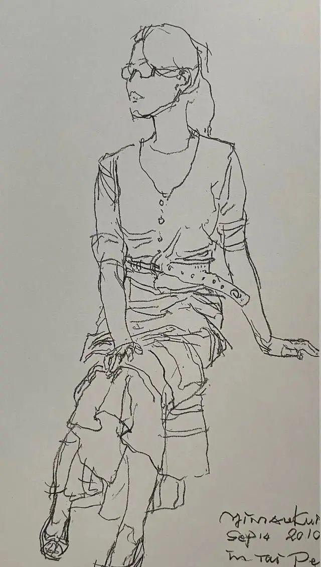 冉茂芹 - 速写经典作品精选