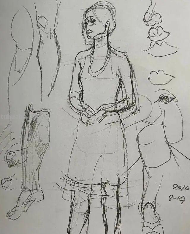 冉茂芹 - 速写经典作品精选