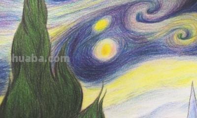 天空怎么画彩铅（天空怎么画彩铅画）