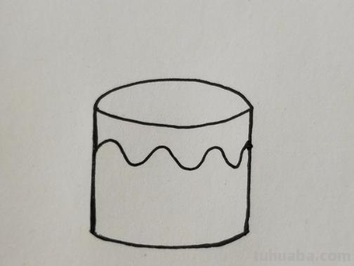 速写生日蛋糕（速写生日蛋糕图片）