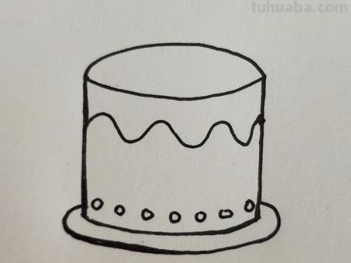速写生日蛋糕（速写生日蛋糕图片）