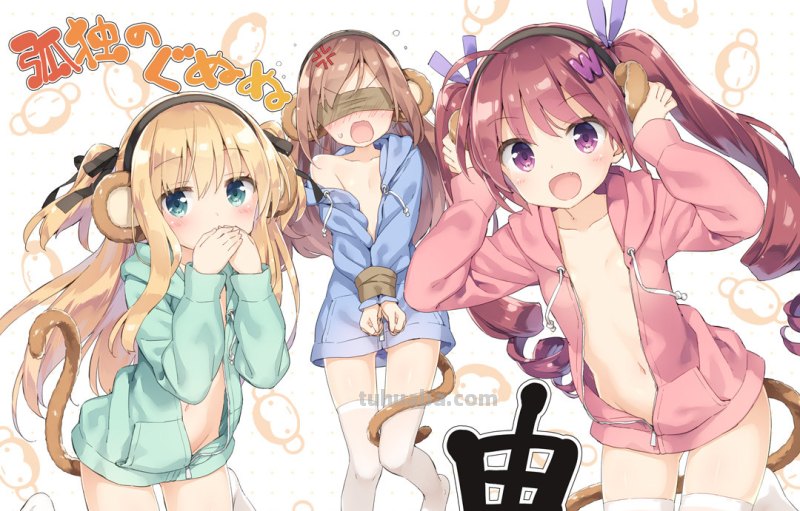 跪求一张二次元图片,小萝莉四五个,在海边(或者海上)