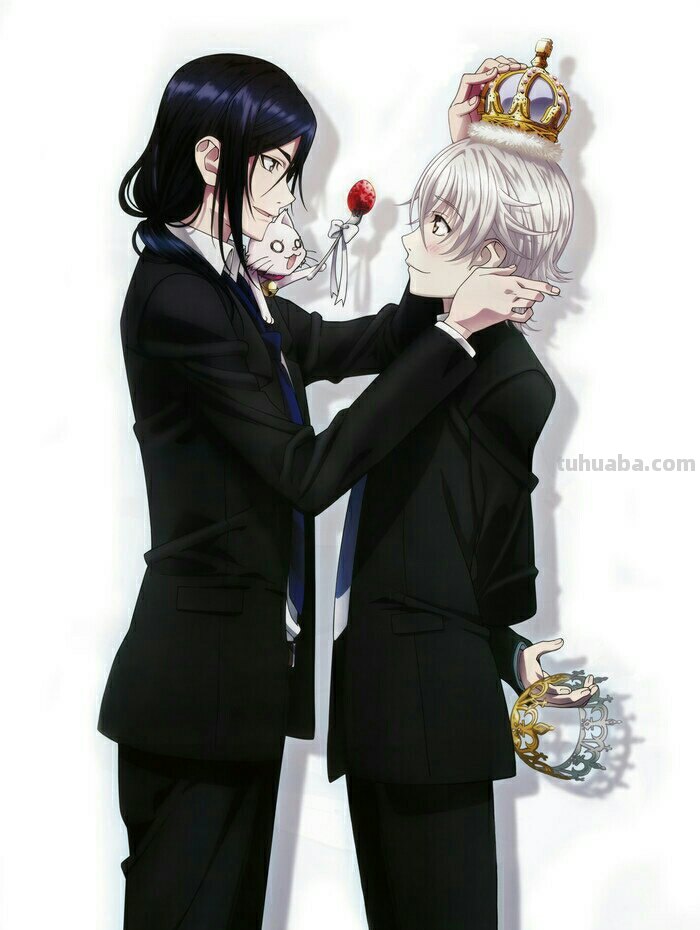 【K】黑白/白黑 跪求这张图高清的 想用作壁纸(:з」∠) 么么哒