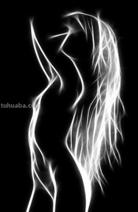 求这个壁纸,黑白线条的性感女性,很清晰的版本,用作i phone壁纸的,谢谢...