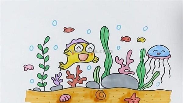 海洋动物怎么画简笔画(海洋动物怎么画简笔画图片) 海洋动物怎么画简笔画(海洋动物怎么画简笔画图片)