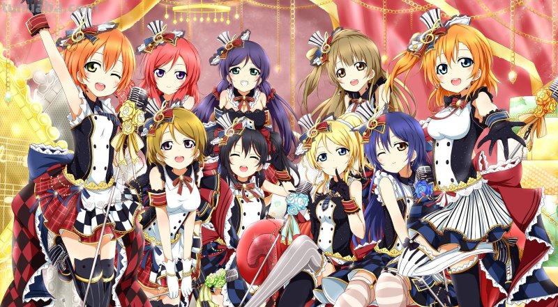 求love live南小鸟女仆觉醒的全身图 还有缪斯的全员图