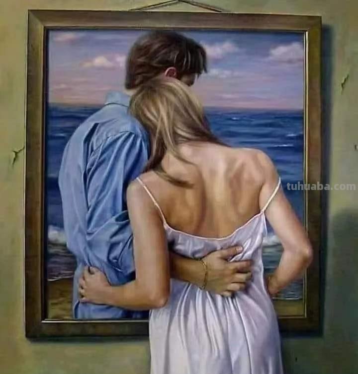 人体艺术油画，看了还想再看一遍