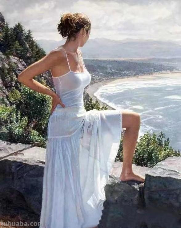 人体艺术油画，看了还想再看一遍