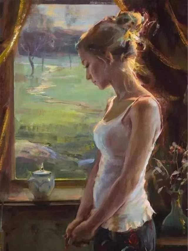 人体艺术油画，看了还想再看一遍