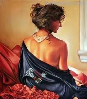 人体艺术油画，看了还想再看一遍