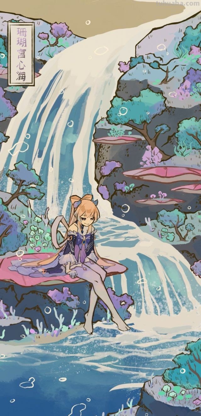 求这个原神壁纸原图,这张壁纸出自哪里?它的作者是谁?