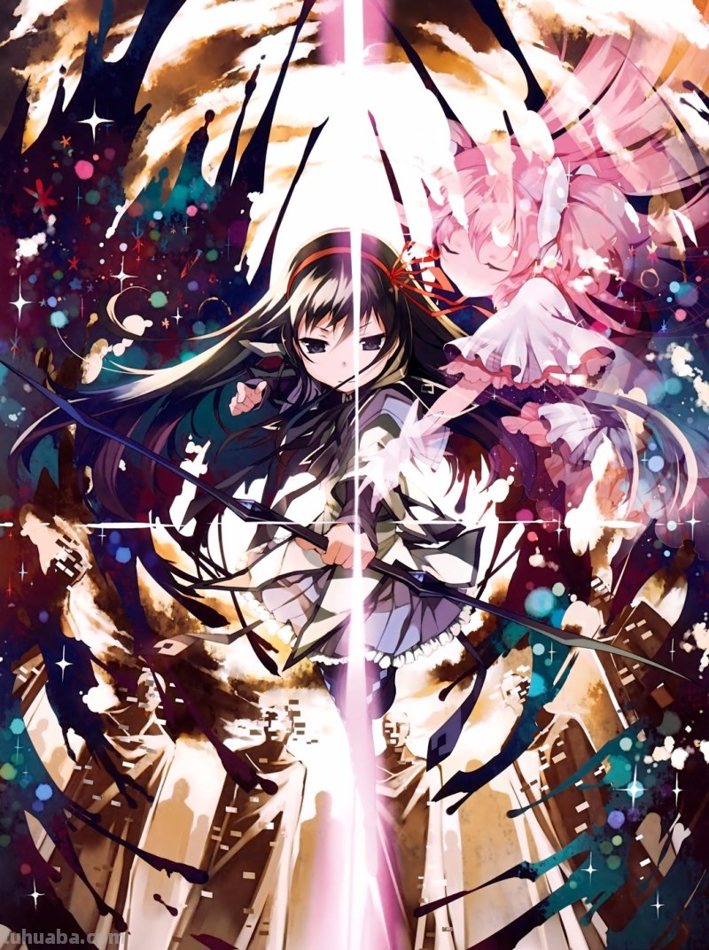 求魔法少女小圆的晓美焰的原图（魔法少女晓美焰头像）