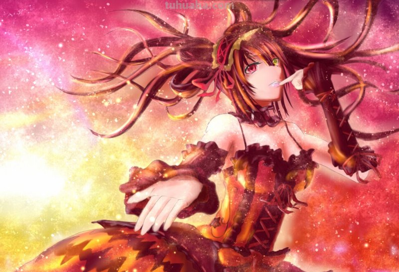 求几张约会大作战时崎狂三的高清壁纸,最好来几张平常状态的狂三和变身状...