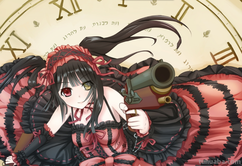 求几张约会大作战时崎狂三的高清壁纸,最好来几张平常状态的狂三和变身状...