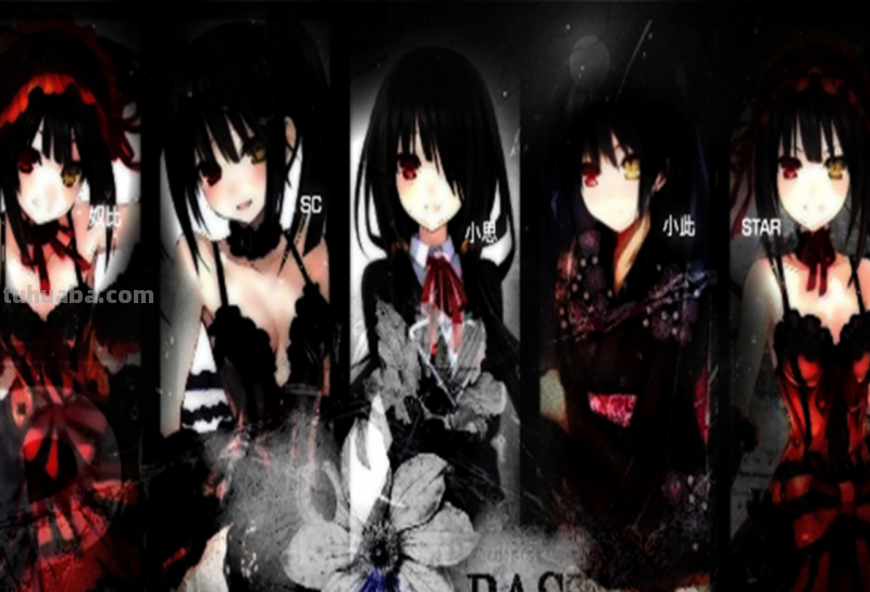 求几张约会大作战时崎狂三的高清壁纸,最好来几张平常状态的狂三和变身状...