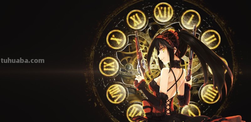 求这张时崎狂三的超清壁纸!越清晰越好!